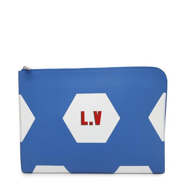 LOUIS VUITTON Blue Clutch Bag - Picture 1 of 16